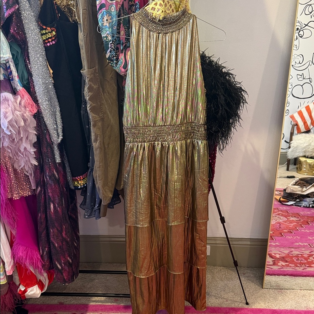 Gold Maxi Dress